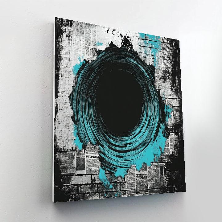 Banksy Inspired Media Manipulation paint by numbers