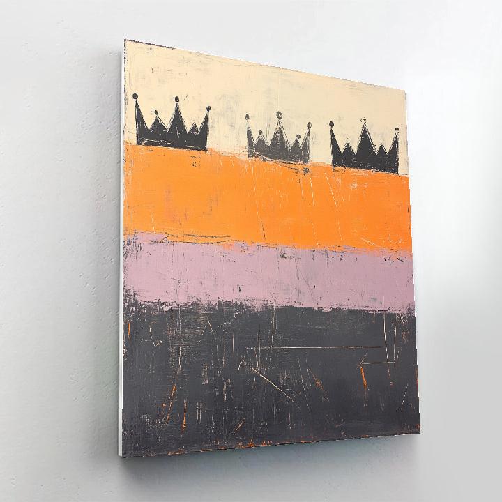 Jean-Michel Basquiat Inspired Residual Echoes Numbered painting kits