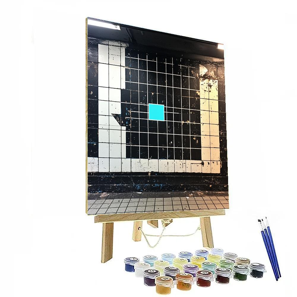 Banksy Inspired Digital Addiction painting number kit