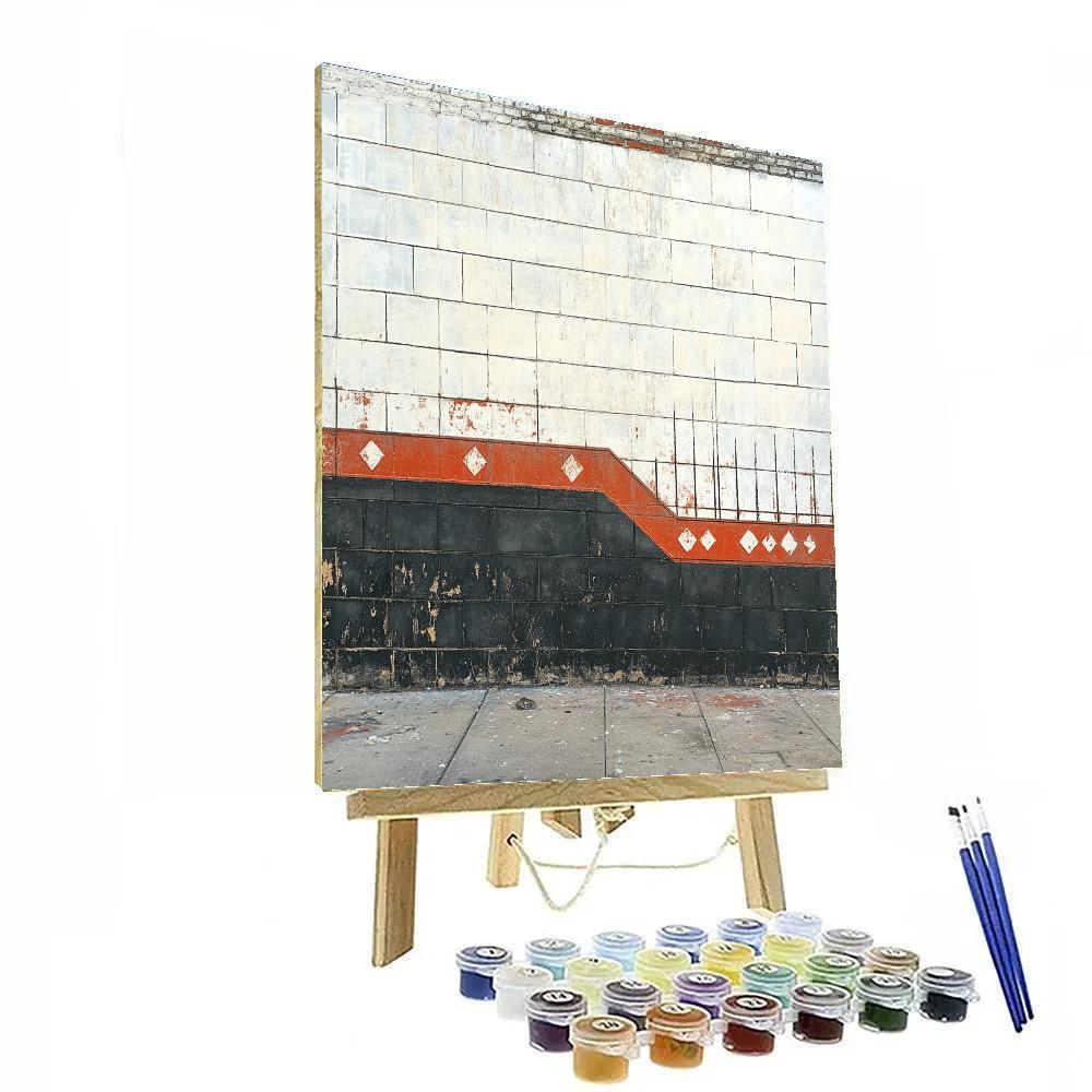 Banksy Inspired Borders And Walls DIY paint by numbers