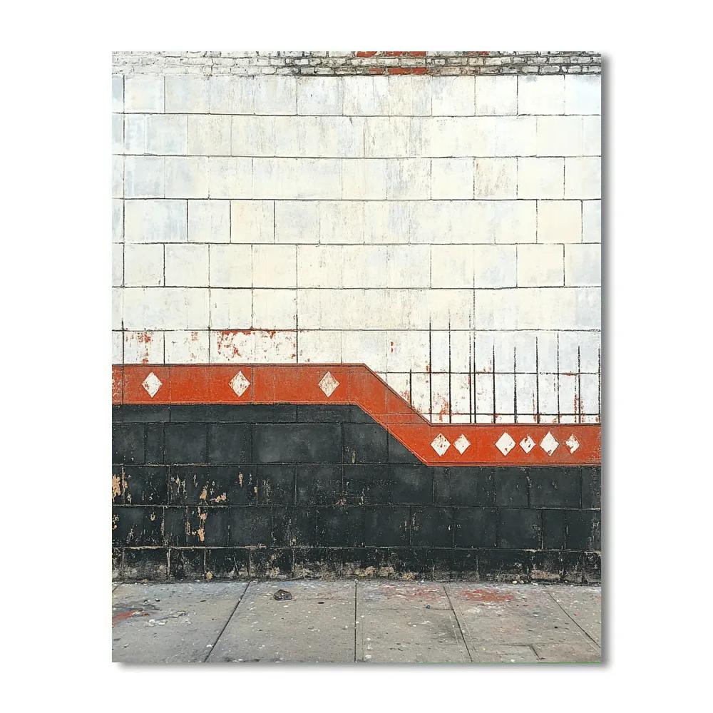 Banksy Inspired Borders And Walls DIY paint by numbers