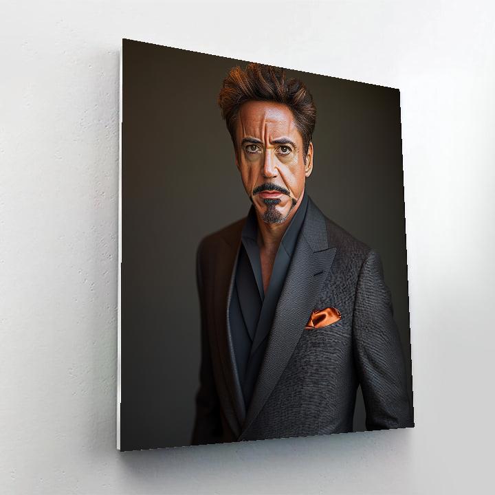 Robert Downey Jr.: Forging The Iron Persona painting number kit