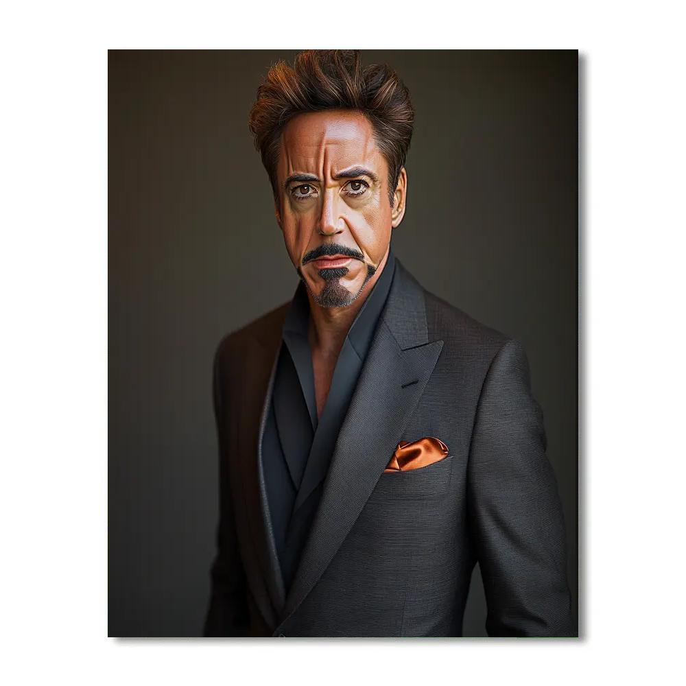 Robert Downey Jr.: Forging The Iron Persona painting number kit