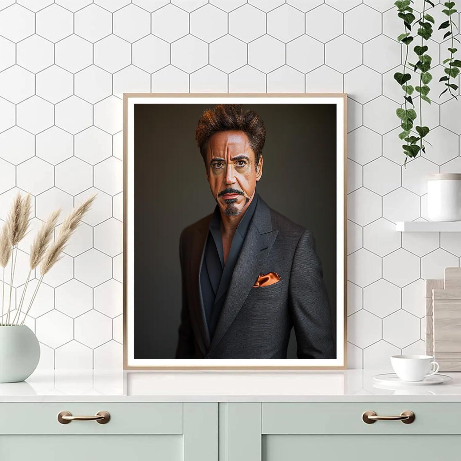 Robert Downey Jr.: Forging The Iron Persona painting number kit