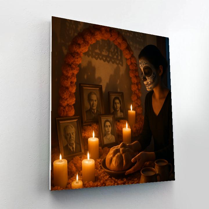 Día De Muertos Ofrenda Evening Paint by numbers kits