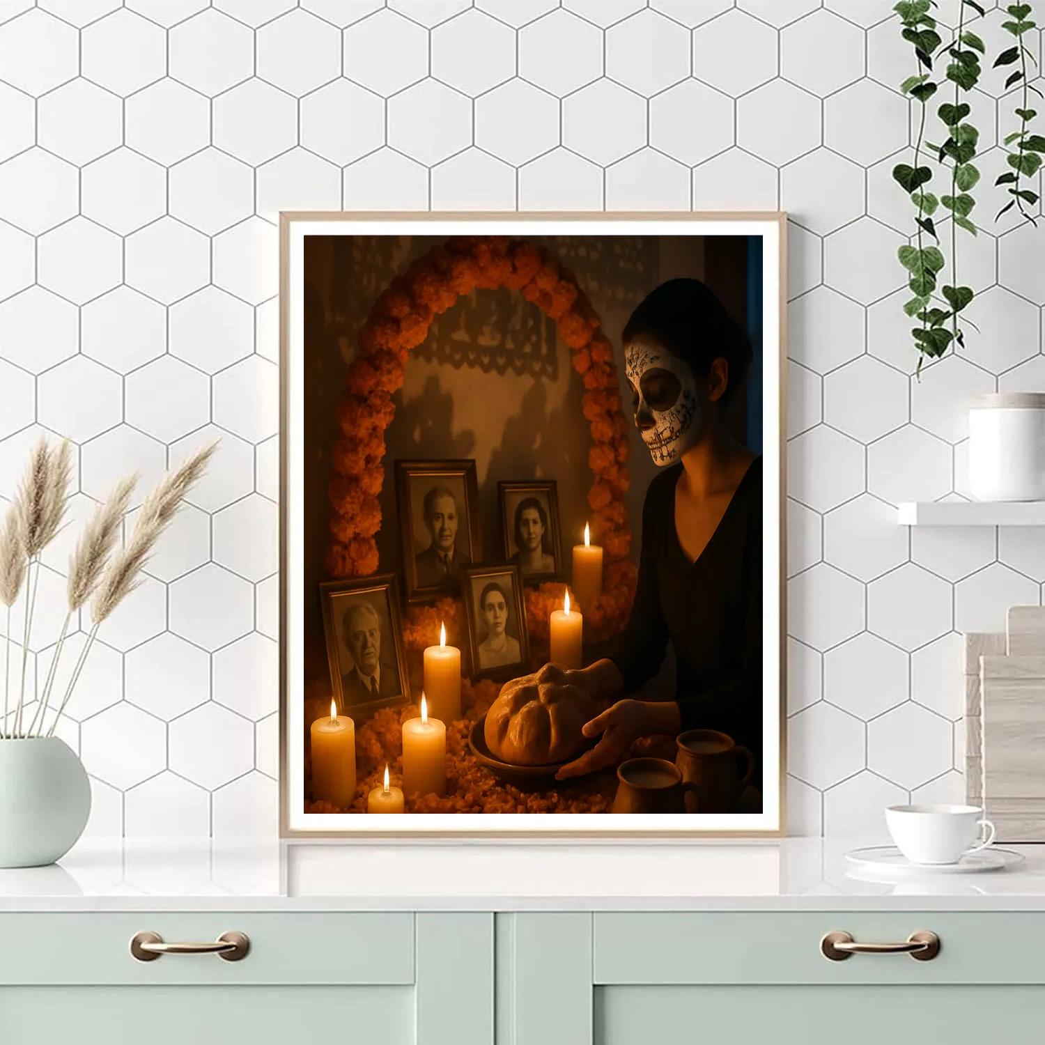 Día De Muertos Ofrenda Evening Paint by numbers kits