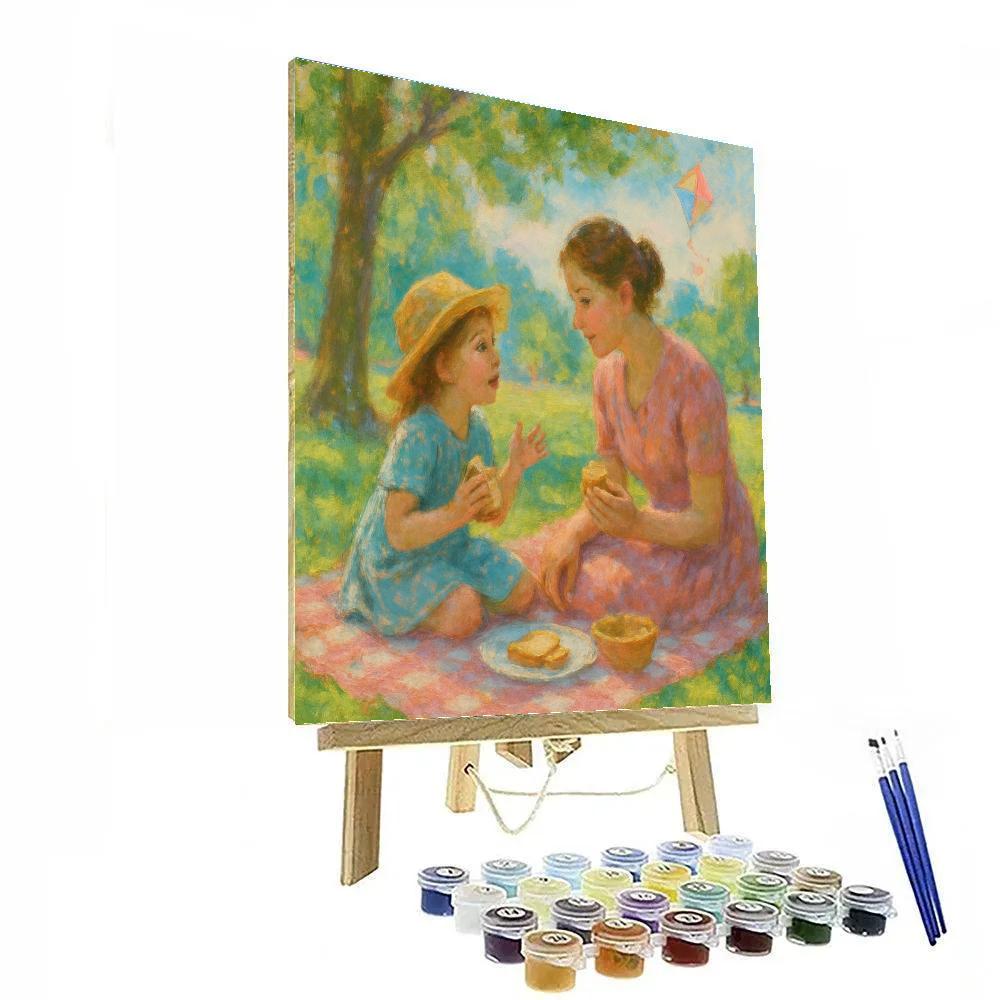 Picnic Blanket Confessions Numbered painting kits