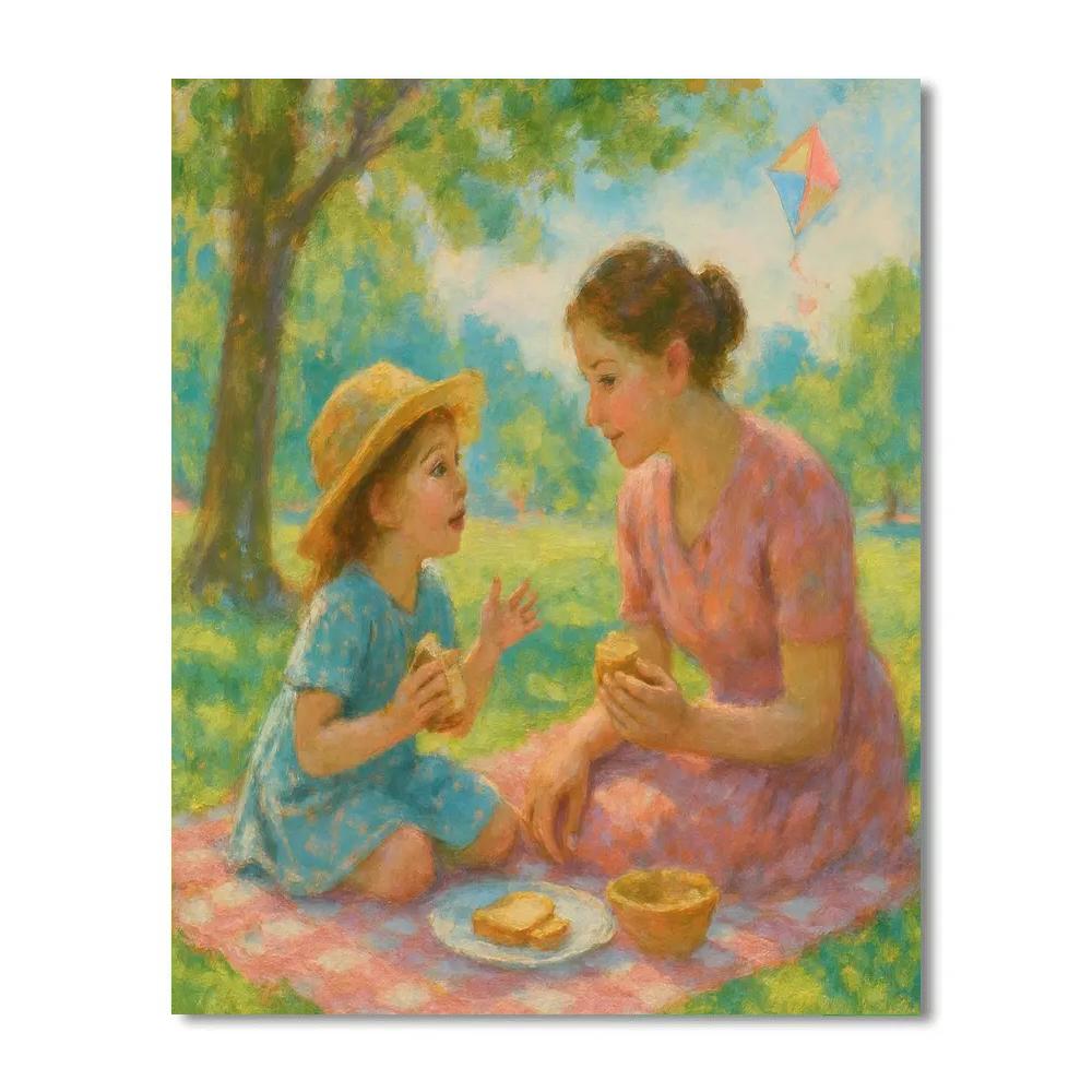 Picnic Blanket Confessions Numbered painting kits