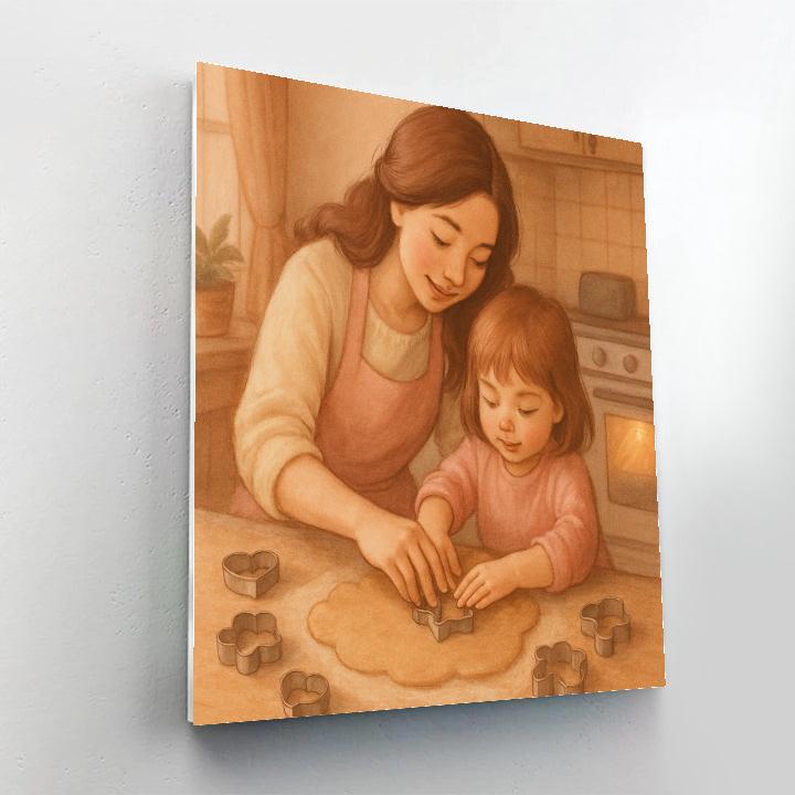 Apron And Cookie Memories Number painting