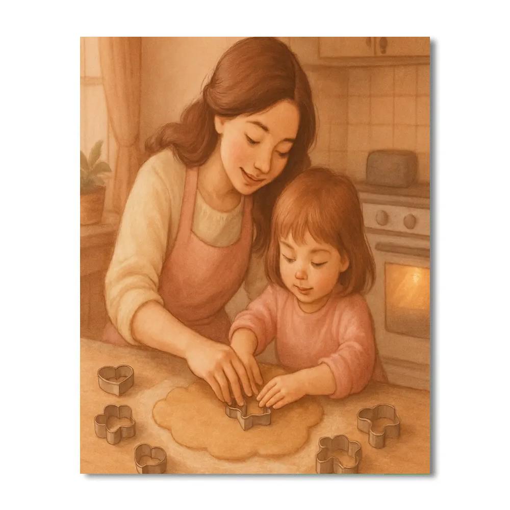 Apron And Cookie Memories Number painting