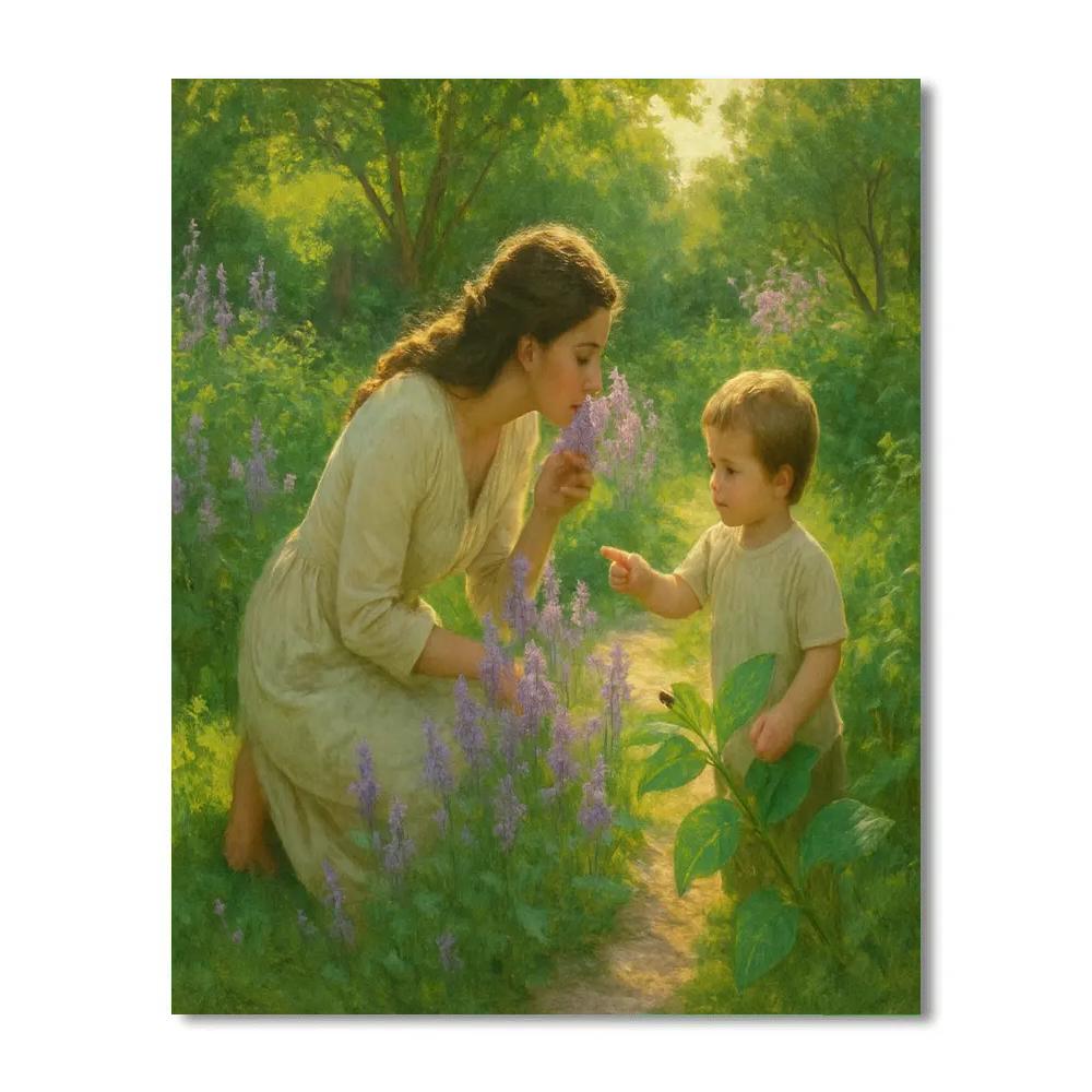 Garden Walk With Tiny Hand Paint by numbers kits