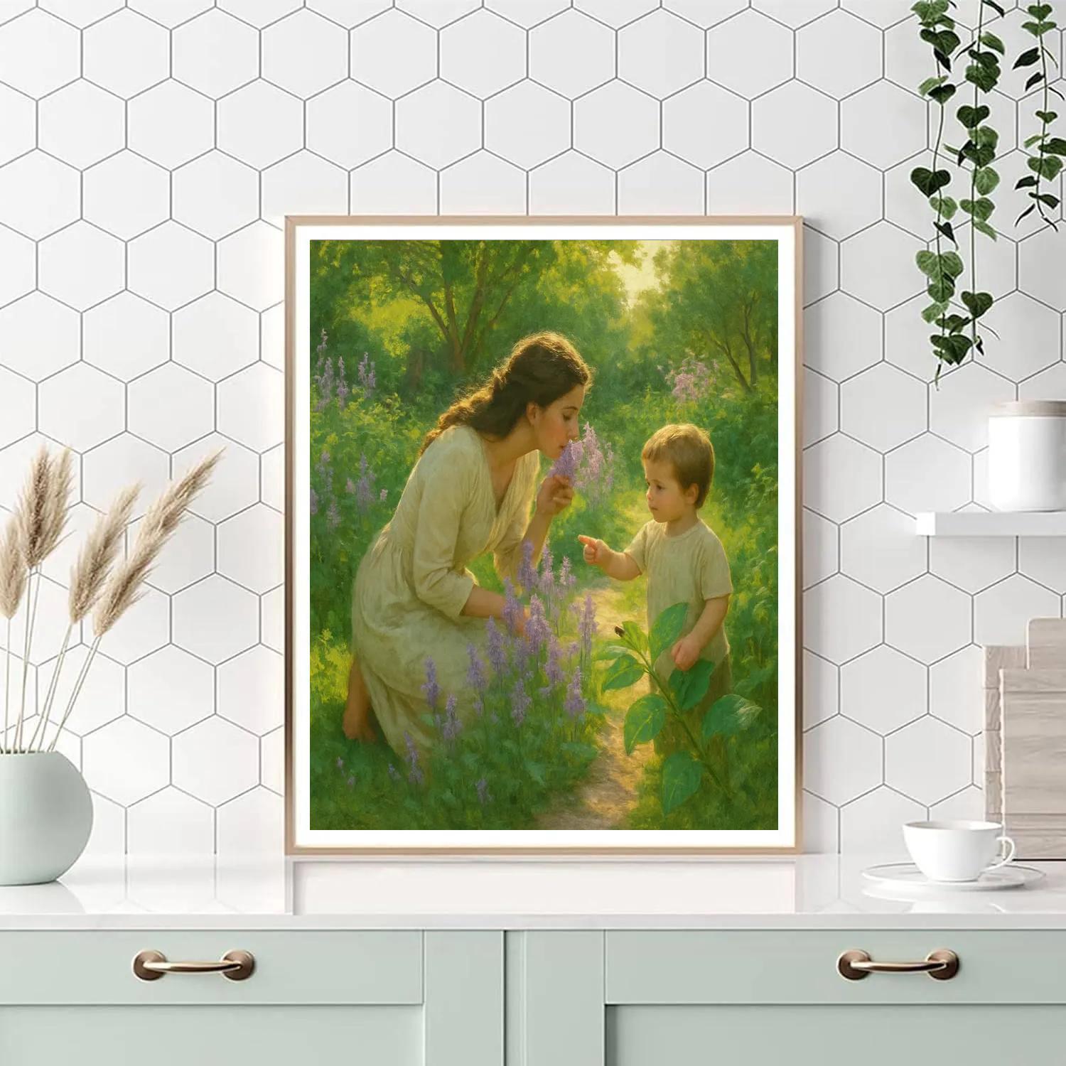 Garden Walk With Tiny Hand Paint by numbers kits