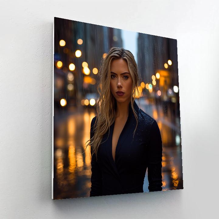 Scarlett Johansson: Quiet Shadow Of The Covert Operative Paint by numbers kits