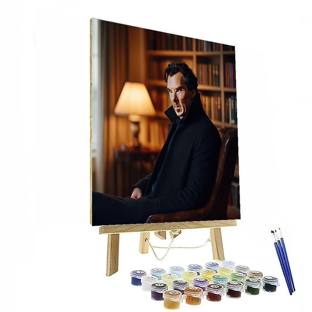 Benedict Cumberbatch: Weaving The Quiet Loom Of Minds Painting by numbers kit