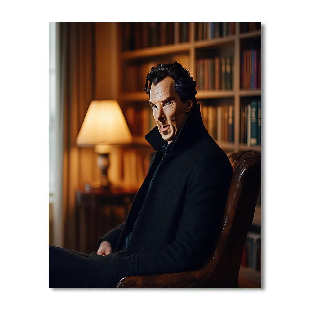 Benedict Cumberbatch: Weaving The Quiet Loom Of Minds Painting by numbers kit