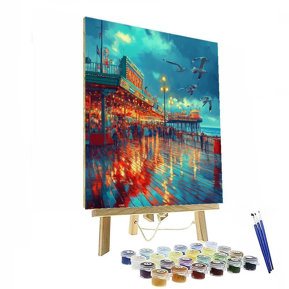 Pier And Boardwalk At Brighton United Kingdom painting number kit