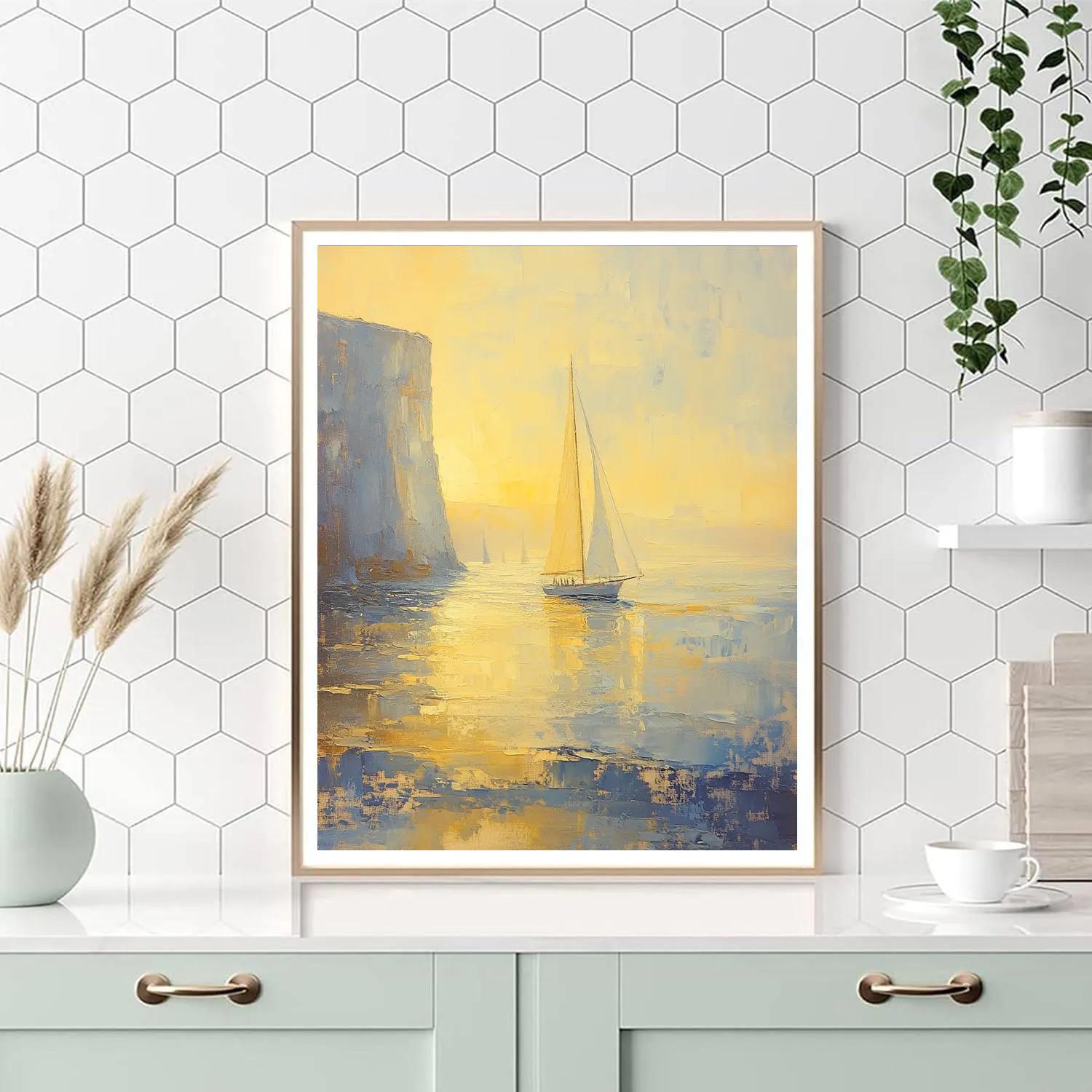 J.M.W. Turner Inspired Sea Of Light Painting by numbers kit