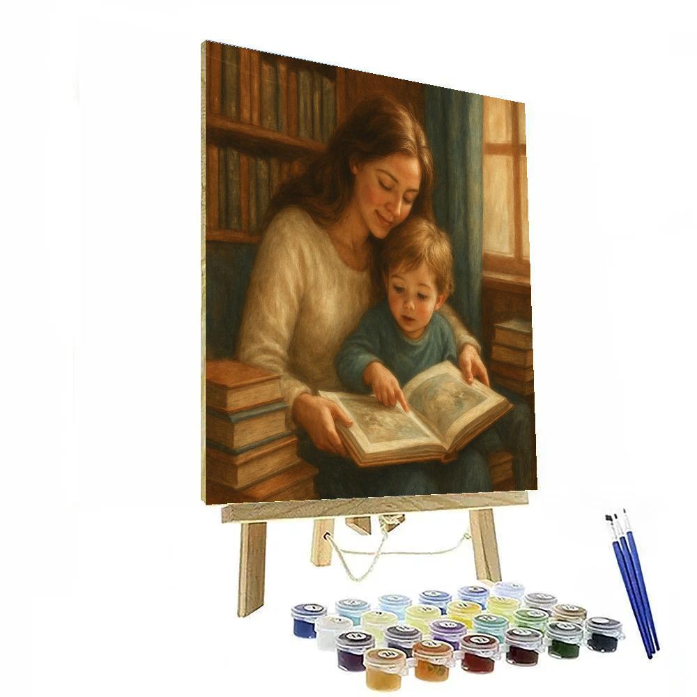 Library Nook Discovery Paint by numbers art