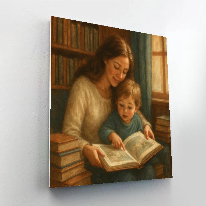 Library Nook Discovery Paint by numbers art