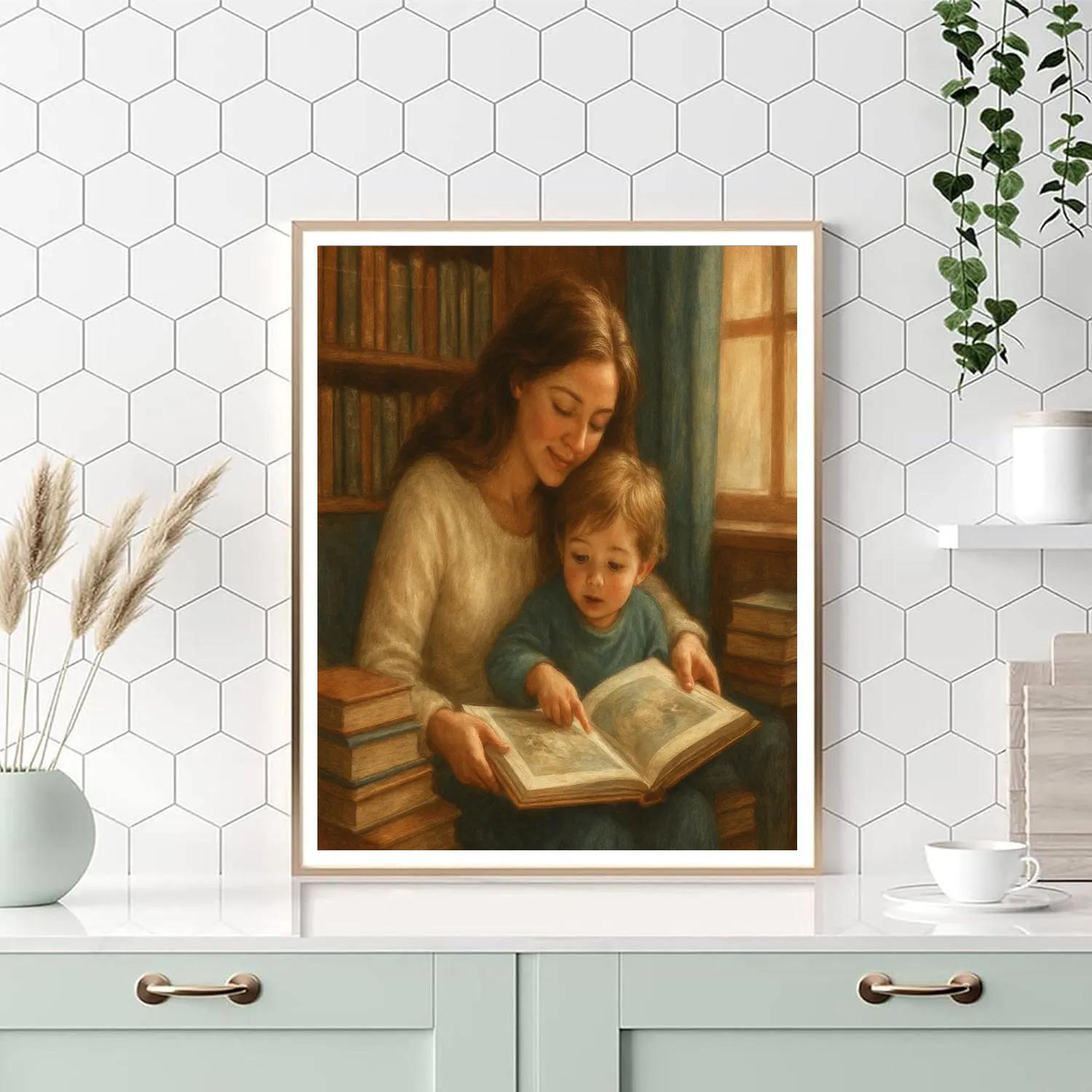 Library Nook Discovery Paint by numbers art