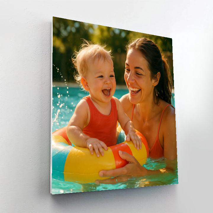 Poolside Float And Giggles Numbered painting kits