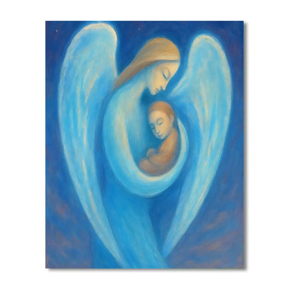 Mother’s Protective Wings Paint by numbers art