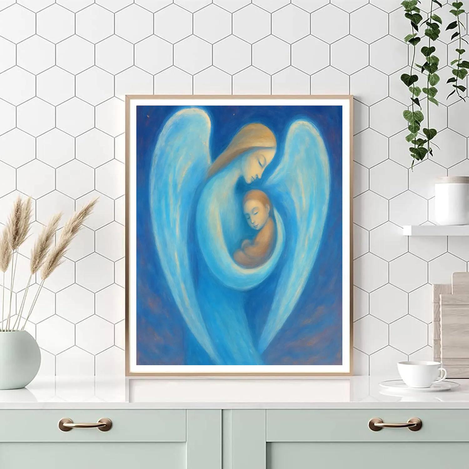 Mother’s Protective Wings Paint by numbers art