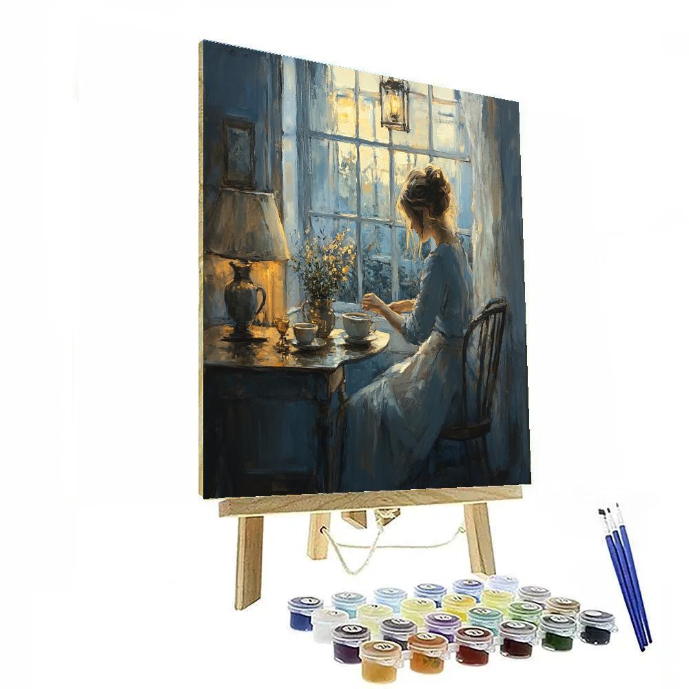 Johannes Vermeer Inspired Morning Tea Painting by numbers kit