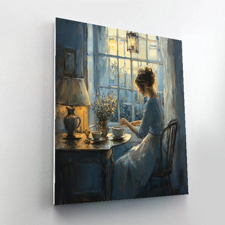 Johannes Vermeer Inspired Morning Tea Painting by numbers kit