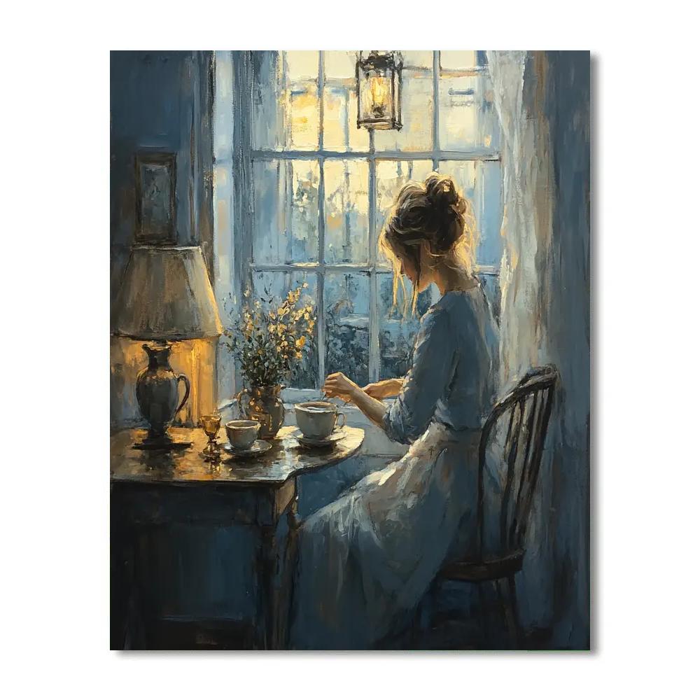 Johannes Vermeer Inspired Morning Tea Painting by numbers kit