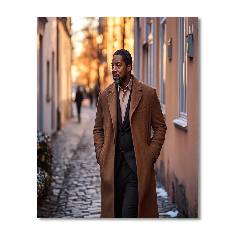 Denzel Washington: Streets Of Command And Quiet Resolve paint by numbers