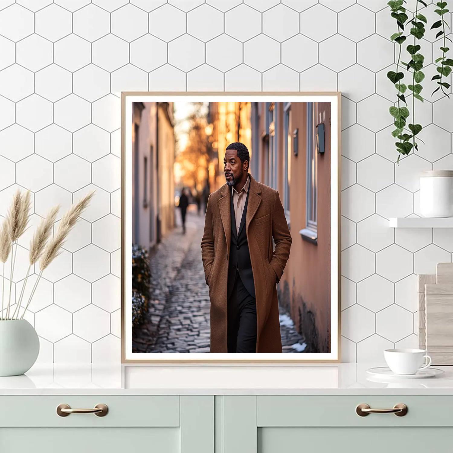 Denzel Washington: Streets Of Command And Quiet Resolve paint by numbers