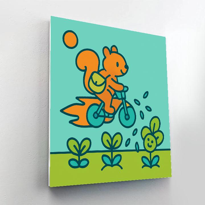 Comet Cycle Delivery Paint by numbers kits