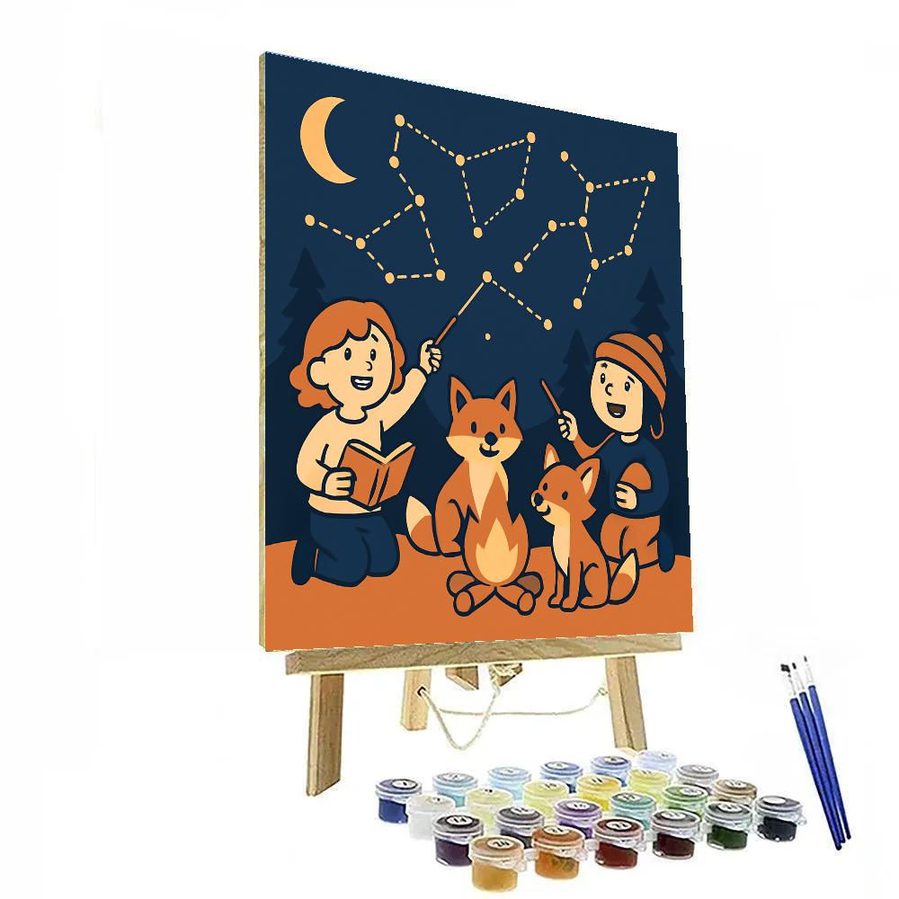 Constellation Camping Club Numbered painting kits