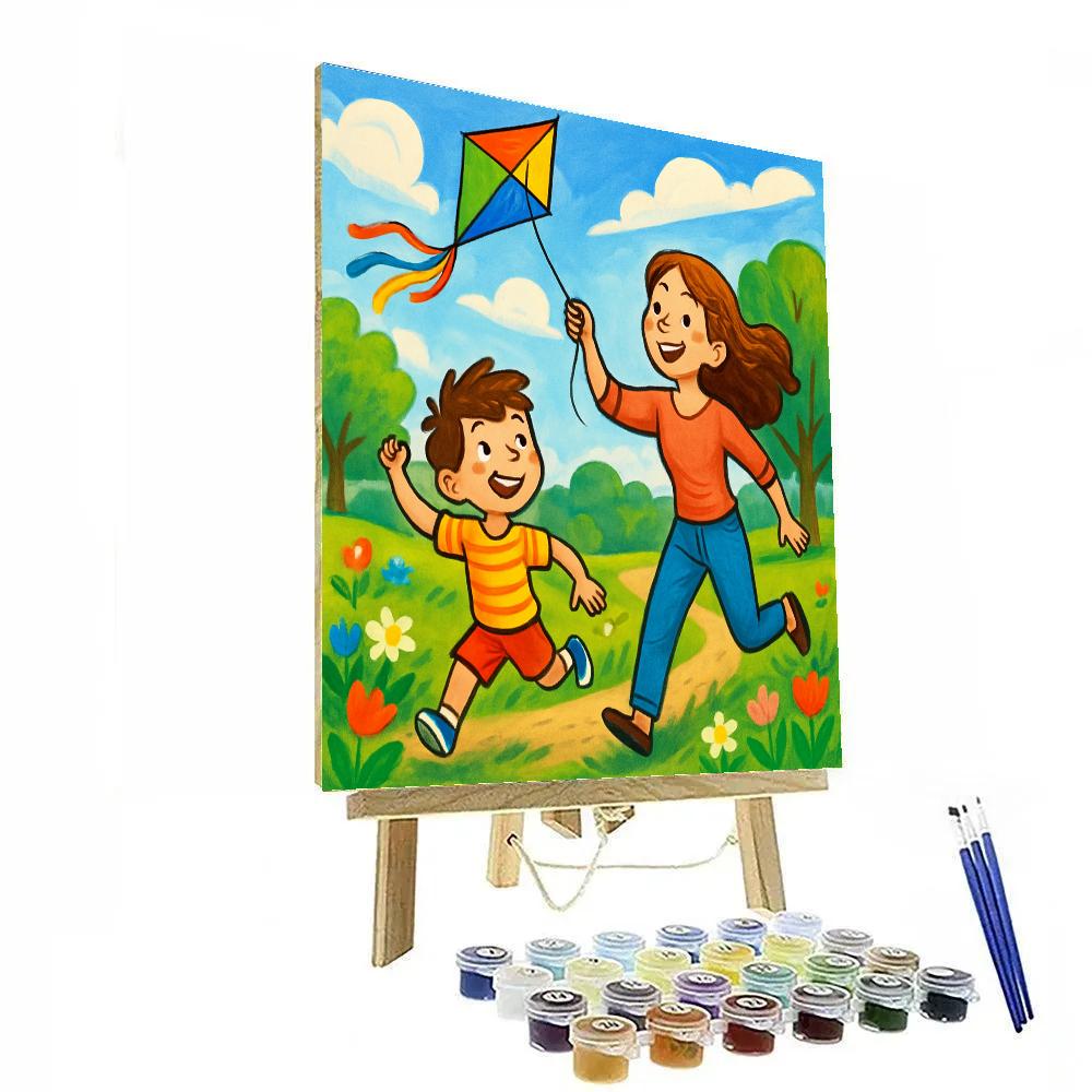 A Day At The Park Paint by numbers art