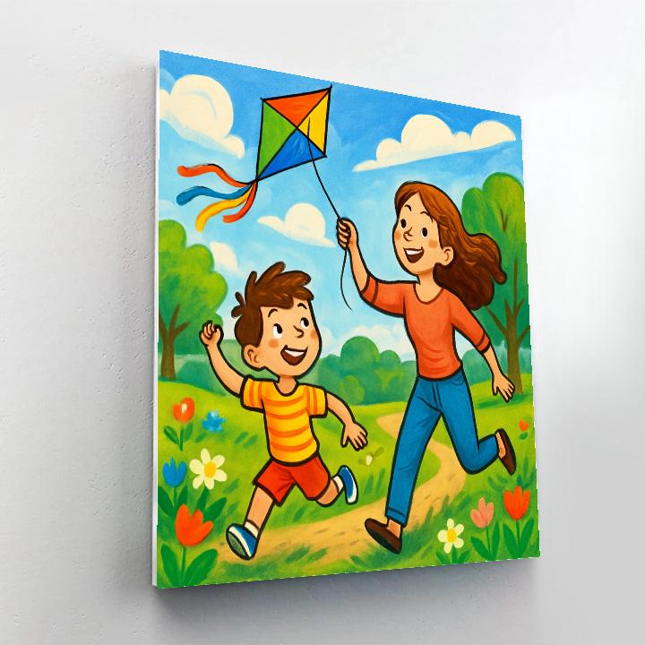 A Day At The Park Paint by numbers art