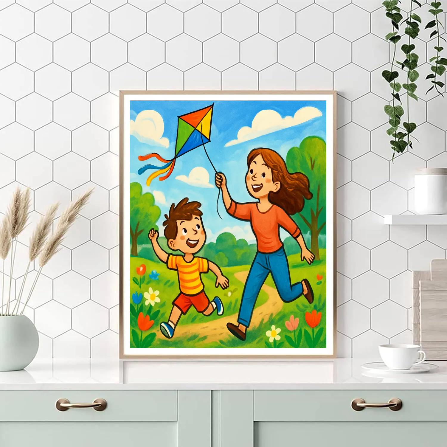 A Day At The Park Paint by numbers art