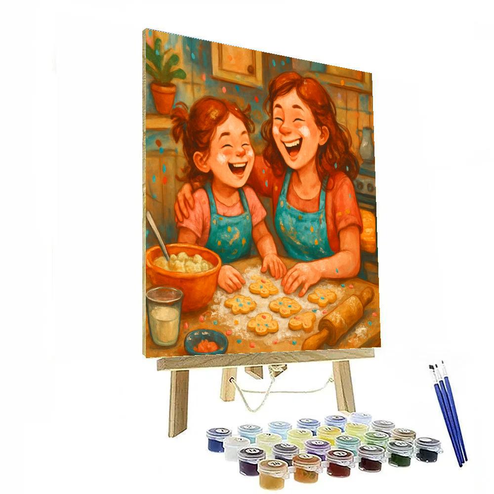 Mommy And Me Baking DIY paint by numbers