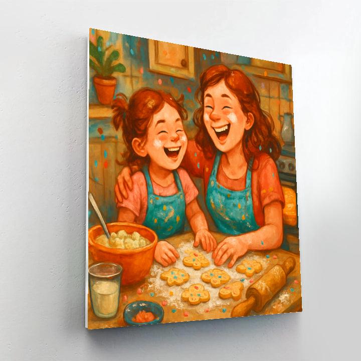 Mommy And Me Baking DIY paint by numbers