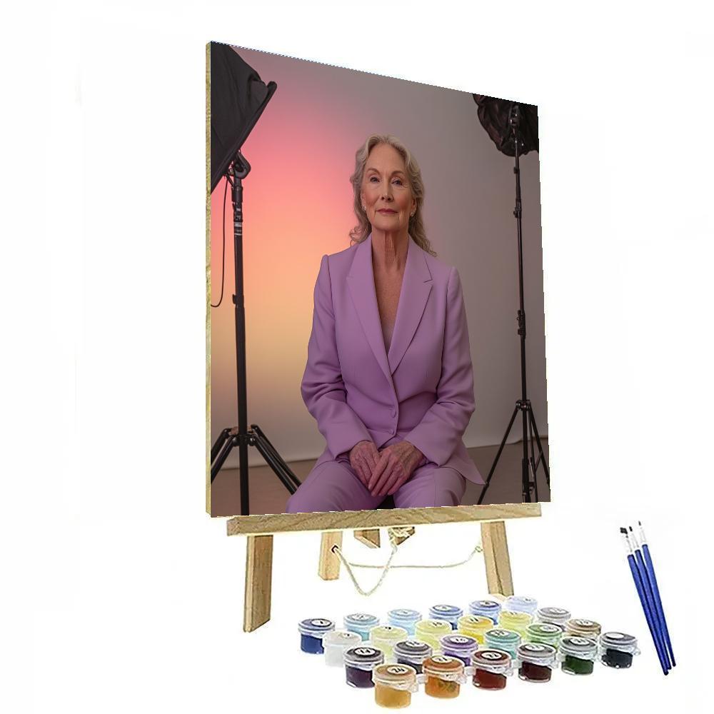 Meryl Streep: The Chameleon’s Artistry Unmasked Painting by numbers kit