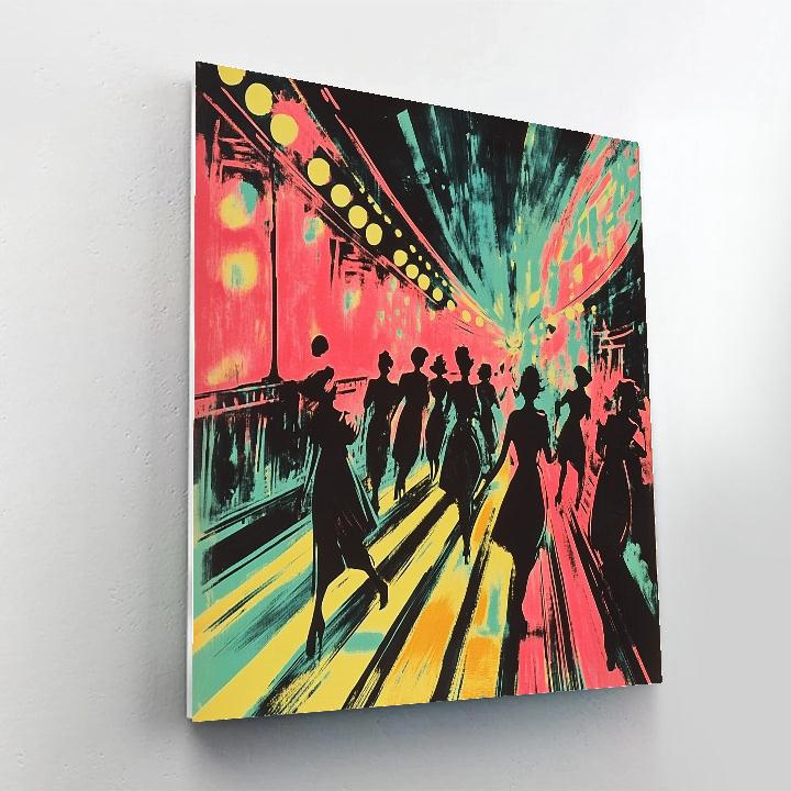 Henri De Toulouse-Lautrec Inspired Carnival Poster Numbered painting kits