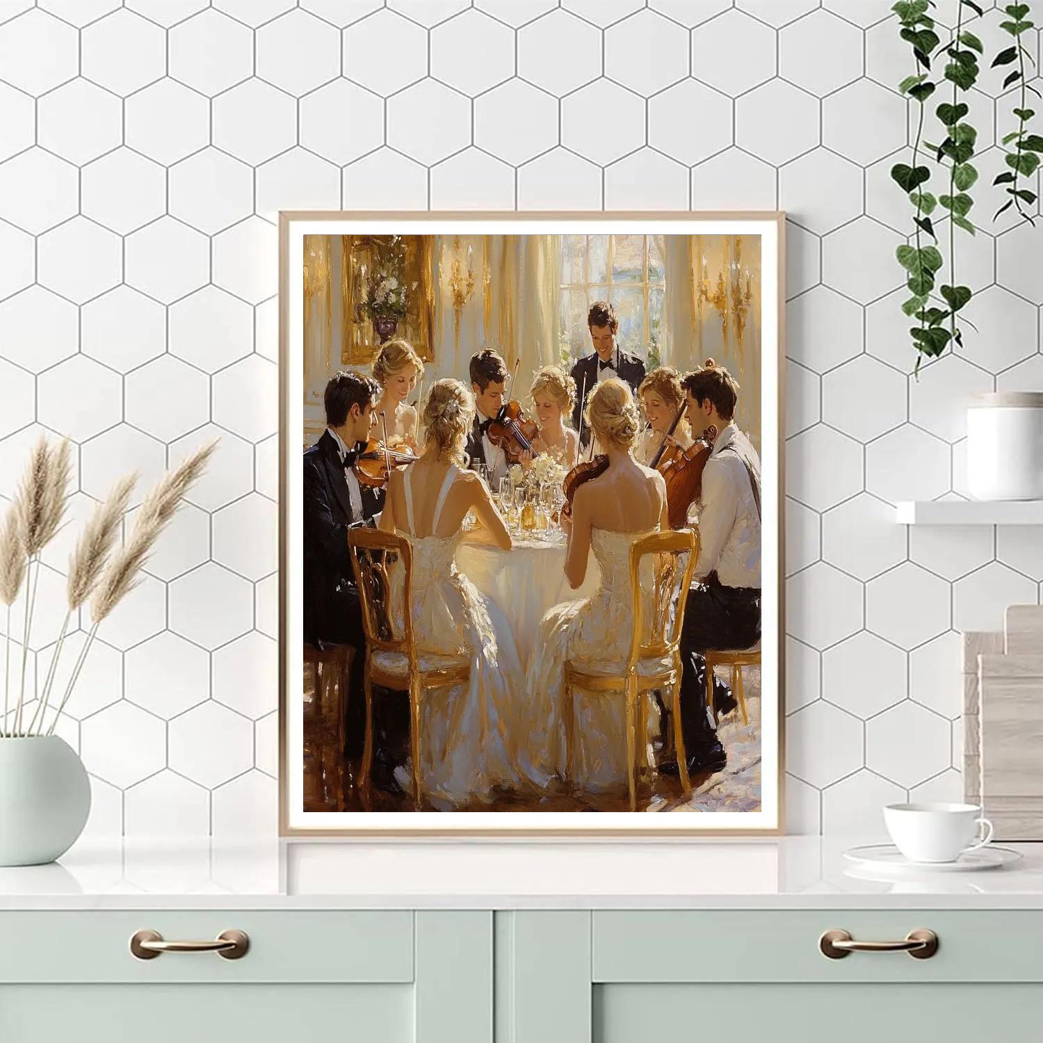 John Singer Sargent Inspired Evening Concert Paint by numbers kits