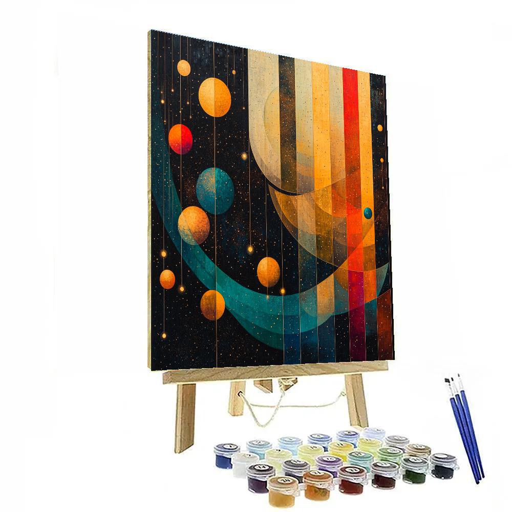 Wassily Kandinsky Inspired Dance Of Planets Numbered painting kits
