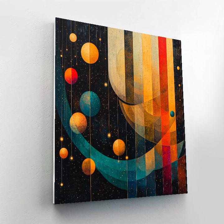 Wassily Kandinsky Inspired Dance Of Planets Numbered painting kits