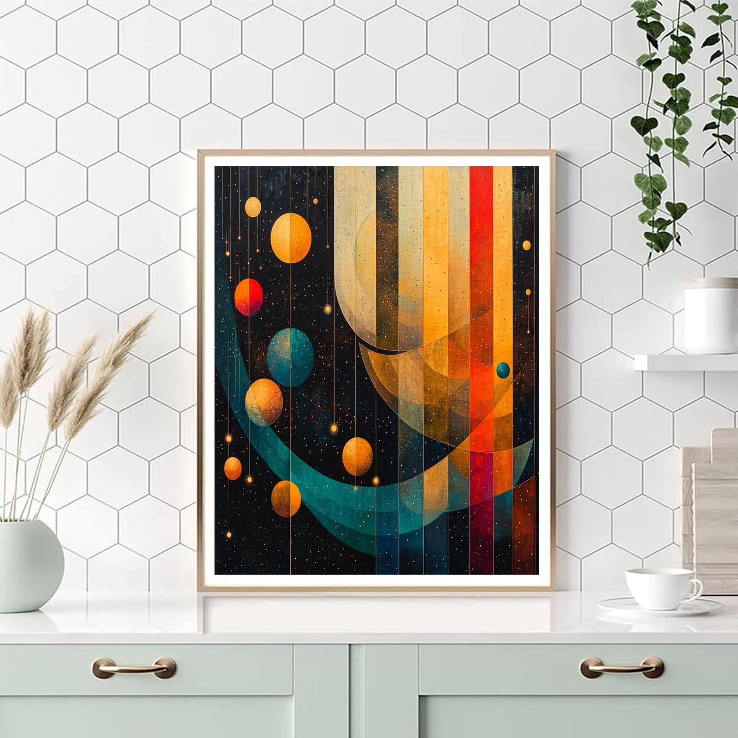 Wassily Kandinsky Inspired Dance Of Planets Numbered painting kits