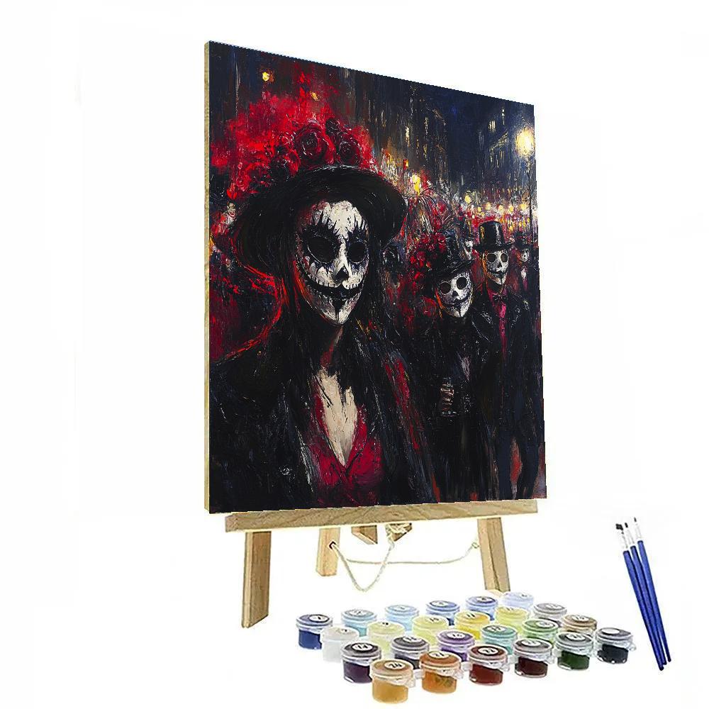 Francisco De Goya Inspired Carnival Of Shadows Paint by numbers kits