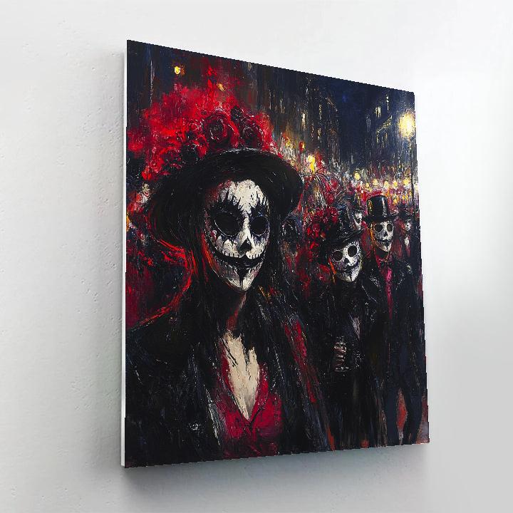 Francisco De Goya Inspired Carnival Of Shadows Paint by numbers kits
