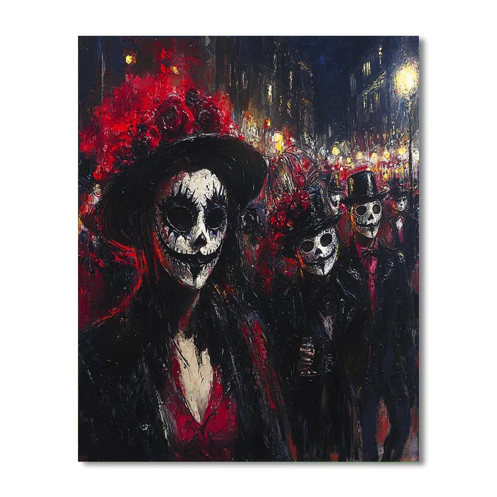 Francisco De Goya Inspired Carnival Of Shadows Paint by numbers kits