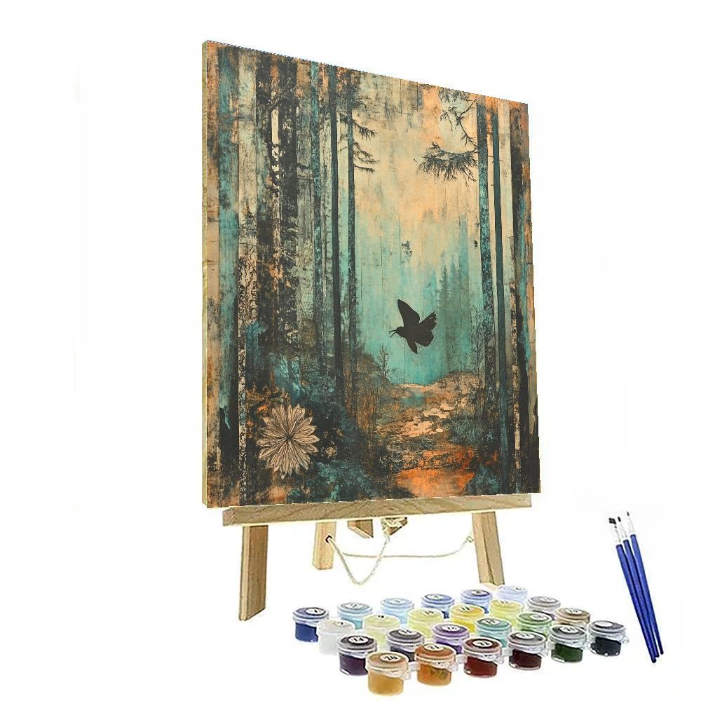 Max Ernst Inspired Dream Forest Paint by numbers kits