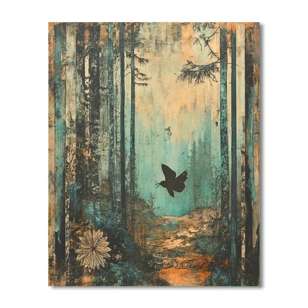 Max Ernst Inspired Dream Forest Paint by numbers kits